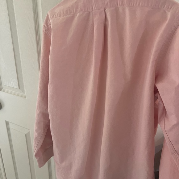 Men’s Vintage Polo Button Down, Pink, 16 1/2 - 34 - Picture 2 of 6